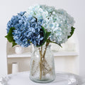 Artificial Hydrangea Single Stem with Leaves, Silk Fake Flowers, Vase Arrangement for Home Decor, Wedding & Party Floral Decoration Product Introduction