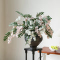 Artificial Sophora Flower Stem, Faux Wisteria Like Hanging Floral Branch for Vase Home Wedding Decor