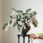 Artificial Sophora Flower Stem, Faux Wisteria Like Hanging Floral Branch for Vase Home Wedding Decor