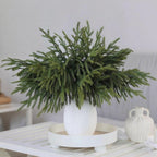 Artificial Norfolk Pine Stems, Real Touch Faux Pine Branches for Christmas & Holiday Home Decor
